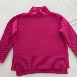 & Other Stories Pink Turtleneck Sweater Medium